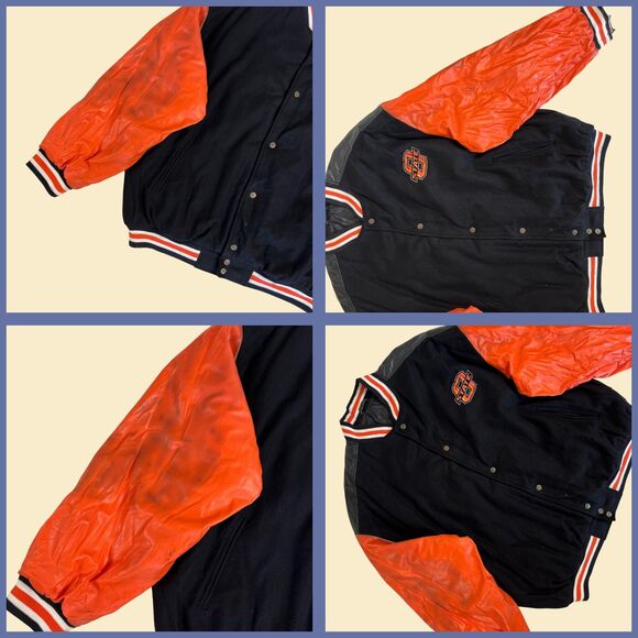 Vintage 90s Oklahoma State XXL varsity jacket, Steve & Barrys 1990s jacket - Picture 8 of 8